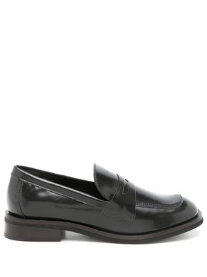 Sarah Chofakian mocassins Clarisse 30 mm à bout rond - Noir