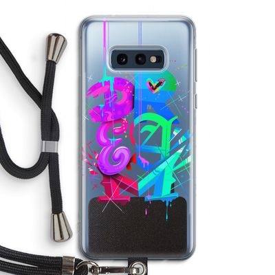 Dream: Samsung Galaxy S10e Transparant Hoesje met koord