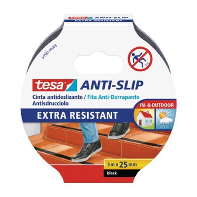 Plakband TESA Zwart 5 m Antislip