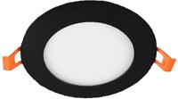 Enzo Led panel downlight 9w 3000k incl. driver zwart - led2620