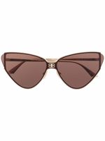Balenciaga Eyewear lunettes de soleil BB0191S - Or