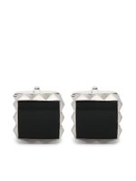 Lanvin gemstone studded cufflinks - Argent