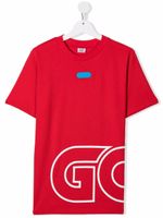 Gcds Kids t-shirt oversize à logo imprimé - Rouge