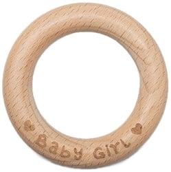 Durable Houten Bijtring Baby Girl