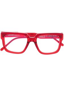 Kuboraum lunettes de vue à monture carrée - Rouge