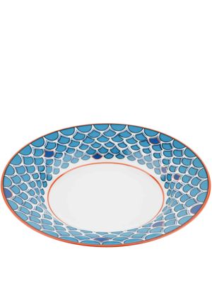 Pinto Paris assiette ronde Lagon Soup - Bleu