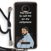 Hotline bling: Motorola Moto Z Force Transparant Hoesje met koord