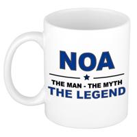 Noa cadeau mok - man myth legend - naam koffiemok - 300 ml - collega - vaderdag