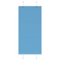 Plissé rolgordijn 65x100 cm stofbreedte 64,4 cm polyester blauw