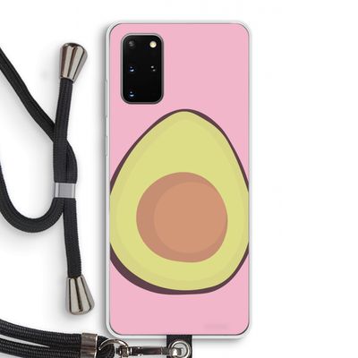 Avocado: Samsung Galaxy S20 Plus Transparant Hoesje met koord