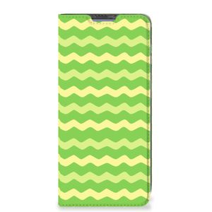 Poco X4 Pro 5G Hoesje met Magneet Waves Green