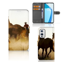 OnePlus 9 Telefoonhoesje met Pasjes Design Cowboy - thumbnail