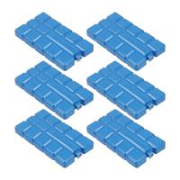 Koeltas of koelbox koelelementen - set van 6x stuks - 15 x 8 cm - 220 ml