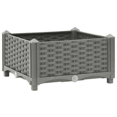 Plantenbak verhoogd 40x40x23 cm polypropeen