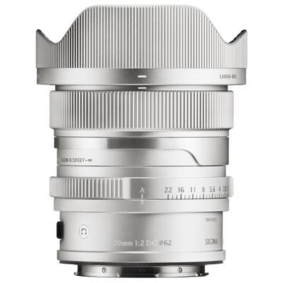 SIGMA 20mm f/2 DG Contemporary L-mount - Zilver