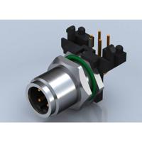 Weidmüller 2424350000 Sensor/actuator connector, niet geassembleerd M12 Aantal polen (sensoren): 4 Stekker, inbouw 10 stuk(s)