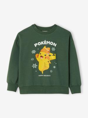 Katoenen jongenssweater kerst POKEMON dennen
