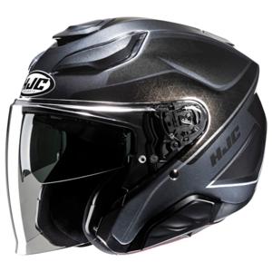 HJC F31 Ludi, Jethelm of scooter helm, Donkergrijs