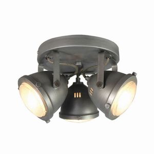 LABEL51 LED Spot 'Moto' 3-lichts, kleur Burned Steel