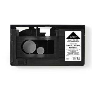 Nedis VCON110BK reserveonderdeel voor AV-apparatuur Compacte videocassette-adapter