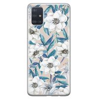 Samsung Galaxy A51 siliconen hoesje - Touch of flowers
