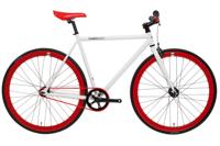 FabricBike Fixie Fiets - Wit & Rood FabricBike Fixie Fiets - Wit & Rood