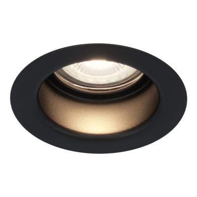 Mari LED inbouwspot verzonken - 5 Watt 400 lumen - 4000K neutraal wit - GU10 - Dimbaar - Rond - IP65 waterdicht - Zwart - Anti-glare