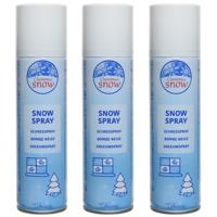 Sneeuwspray - 4x - wit - 150 ml - spuitsneeuw - kunstsneeuw - nepsneeuw - sneeuw decoratie