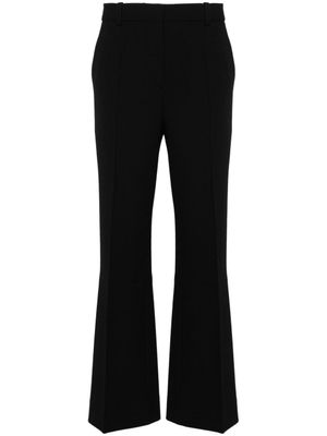 Victoria Beckham pantalon de tailleur évasé en coton mélangé - Noir