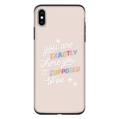 Right Place: iPhone XS Max Tough Case