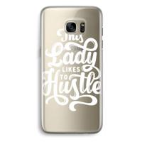 Hustle Lady: Samsung Galaxy S7 Edge Transparant Hoesje