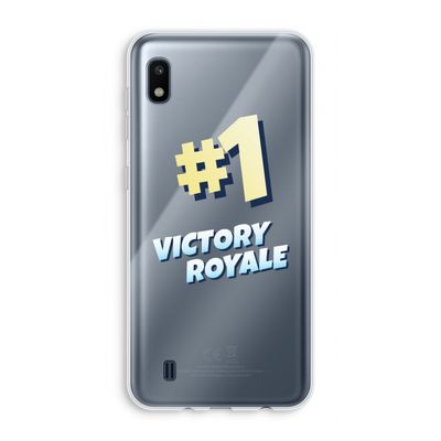 Victory Royale: Samsung Galaxy A10 Transparant Hoesje