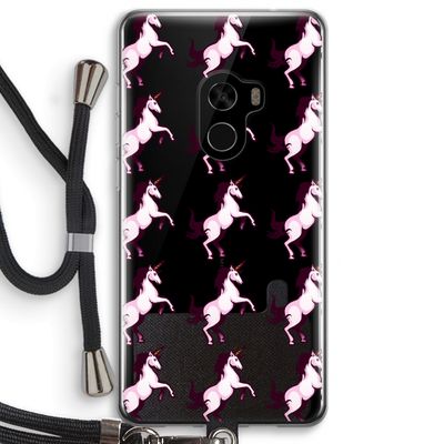 Musketon Unicorn: Xiaomi Mi Mix 2 Transparant Hoesje met koord