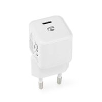 Nedis WCMPD30W100WT Oplader 1.5 / 2.0 / 2.5 / 3.0 A Outputs: 1 Usb-c™ 30 W Automatische Voltage Selectie