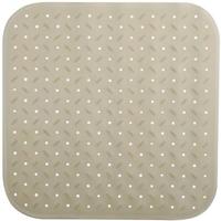 MSV Douche|bad anti-slip mat badkamer - rubber - beige - 54 x 54 cm