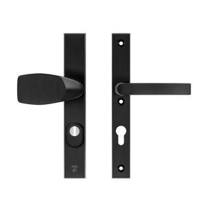 AXA 6767 Veiligheidsbeslag Edge Plus smal Wing-knop+kruk Blok PC72 anti-kerntrek F8 - 6767-49-18/72K
