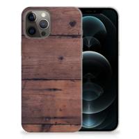 iPhone 12 Pro Max | Bumper Hoesje | Old Wood