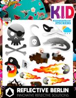 REFLECTIVE BERLIN reflex-stickers "k.i.d." ref.sticker re.berlin kid pirates