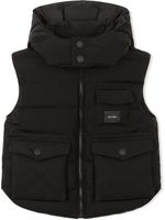 Dolce & Gabbana Kids gilet matelassé à capuche - Noir