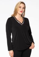 Yoek Shirt relax fit | Zwart | Maat 58/60