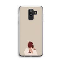 I drink wine: Samsung Galaxy J8 (2018) Transparant Hoesje