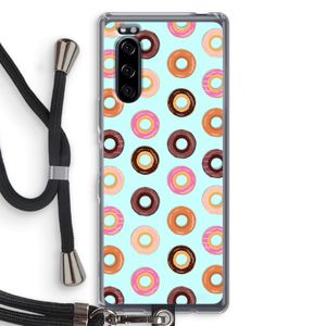 Donuts: Sony Xperia 5 Transparant Hoesje met koord