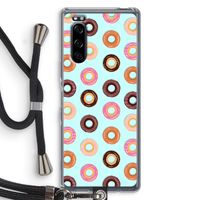 Donuts: Sony Xperia 5 Transparant Hoesje met koord