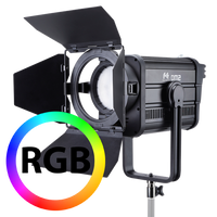 Falcon Eyes RGB LED Fresnel Spot Dimbaar DM2 200W - thumbnail