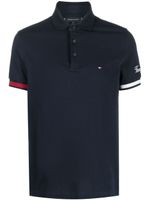 Tommy Hilfiger Poloshirt met geborduurd logo - Blauw - thumbnail