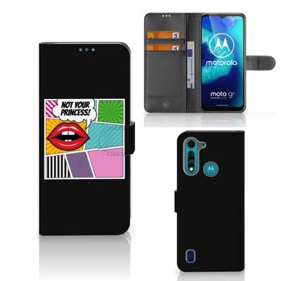 Motorola G8 Power Lite | Wallet Case | met Pasjes | Popart Princess Motorola G8 Power Lite | Wallet Case | met Pasjes | Popart Princess