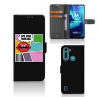 Motorola G8 Power Lite | Wallet Case | met Pasjes | Popart Princess