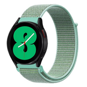 Sport Loop nylon bandje - Mintgroen - Samsung Galaxy Watch 3 - 45mm