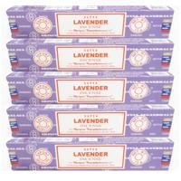 5x Nag Champa wierook Lavendel 15 gram