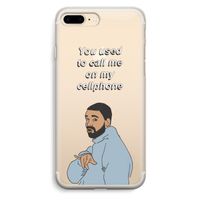 Hotline bling: iPhone 7 Plus Transparant Hoesje